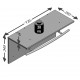 FMD Стенна закачалка за дрехи, 72x29,3x34,5 см, бетонно сива FMD Стенна закачалка за дрехи, 72x29,3x34,5 см, бетонно сива