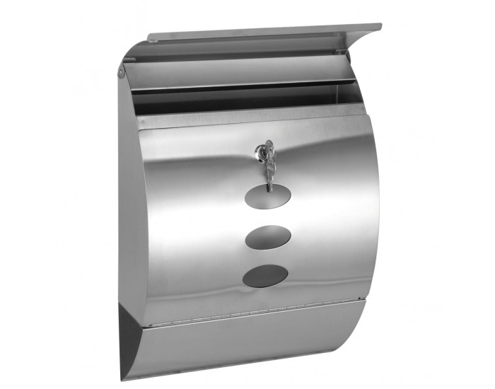 HI Пощенска кутия, неръждаема стомана, 30x12x40 см