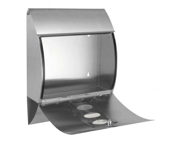 HI Пощенска кутия, неръждаема стомана, 30x12x40 см