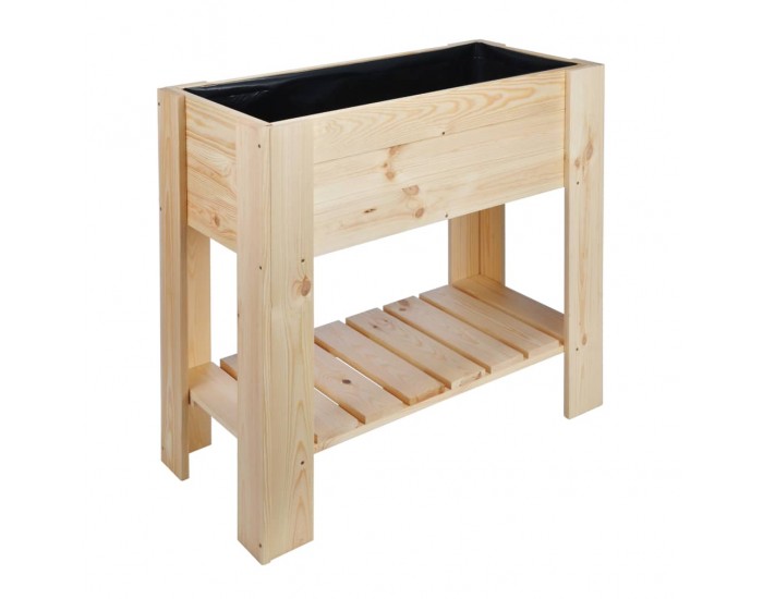 HI Повдигната леха, 92x41x80 см, бор масив HI Повдигната леха, 92x41x80 см, бор масив