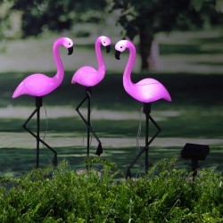 HI Соларни LED градински лампи Flamingo 3 бр - Външно осветление