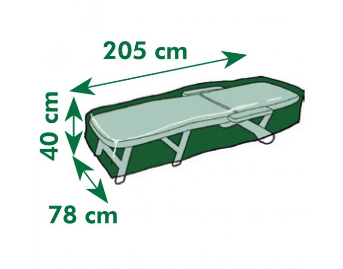 Nature Калъф за градинска мебел, за шезлонги, 205x78x40 см