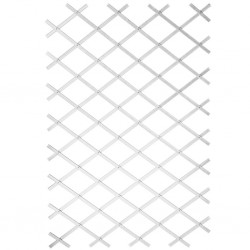 Nature Градинска пергола, 100x200 см, PVC, бяла, 6040703 - Външни съоражения