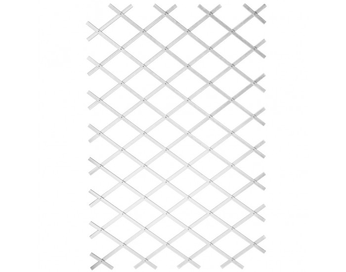 Nature Градинска пергола, 100x200 см, PVC, бяла, 6040703 Nature Градинска пергола, 100x200 см, PVC, бяла, 6040703
