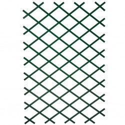 Nature Градинска пергола, 100x200 см, PVC, зелена, 6040704 - Външни съоражения