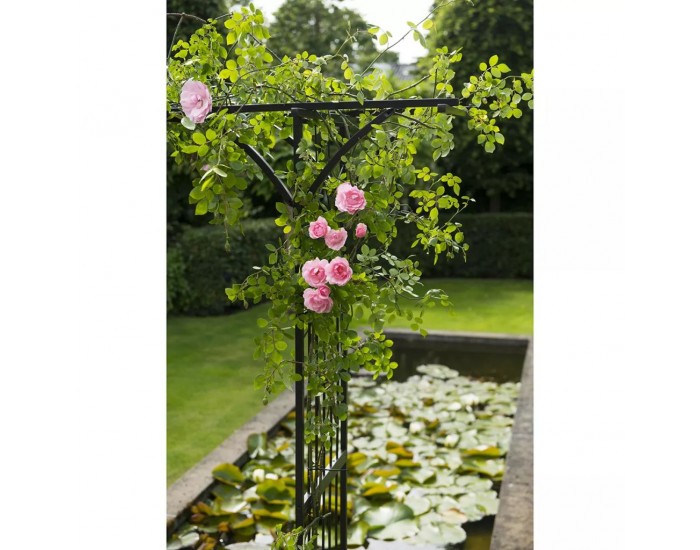 Nature Градинска арка, метал, 114x66x232 см, черна Nature Градинска арка, метал, 114x66x232 см, черна