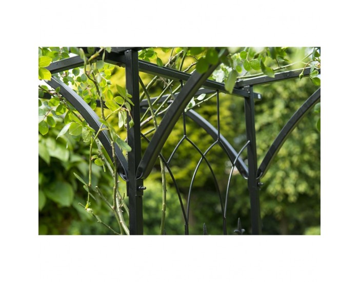 Nature Градинска арка, метал, 114x66x232 см, черна Nature Градинска арка, метал, 114x66x232 см, черна