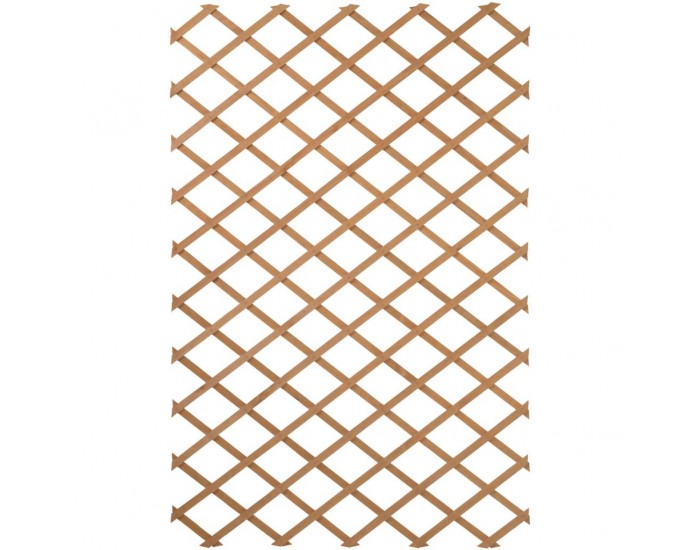 Nature Решетка за цветя, 100x300 см, дърво, кафява Nature Решетка за цветя, 100x300 см, дърво, кафява