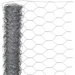 Nature Телена мрежа хексагонална 1x10 м 40 мм поцинкована стомана - Градина