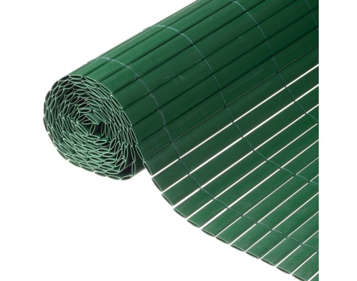 Nature Двустранен градински параван, PVC, 1x3 м, зелен Nature Двустранен градински параван, PVC, 1x3 м, зелен