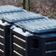Nature Контейнер за компостиране, 1200 л, черен, 6071483 Nature Контейнер за компостиране, 1200 л, черен, 6071483