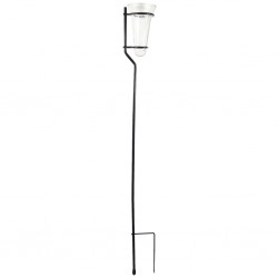 Nature Дъждомер със стойка, стъкло, 130 см, 6080089 - Градина