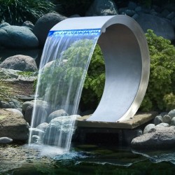 Ubbink Водопад Mamba, неръждаема стомана, с LED осветление - Външни съоражения
