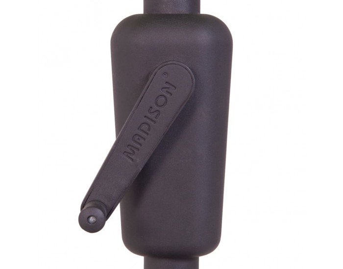 Madison Градински чадър Syros 350 см отворена структура таупе кръгъл