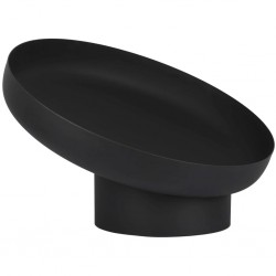 Esschert Design Купа за огън, наклонена, черна, стомана, FF402 - Esschert Design