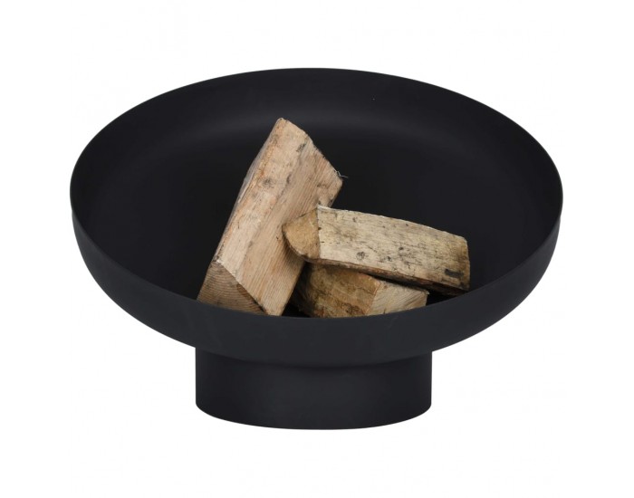 Esschert Design Купа за огън, наклонена, черна, стомана, FF402 Esschert Design Купа за огън, наклонена, черна, стомана, FF402