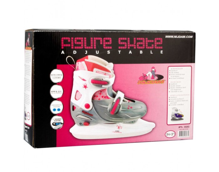 Nijdam Кънки за фигурно пързаляне, 34-37, 3020-ZWR-34-37 Nijdam Кънки за фигурно пързаляне, 34-37, 3020-ZWR-34-37