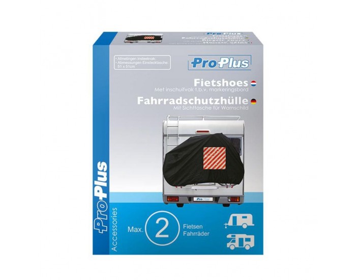 ProPlus Покривало за 2 велосипеда, черно, 330287