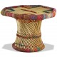 Sonata Бамбукова кафе маса, Chindi детайли, многоцветна