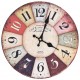 Sonata Винтидж стенен часовник, цветен, 30 см