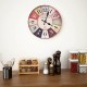 Sonata Винтидж стенен часовник, цветен, 30 см