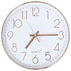 Sonata Стенен часовник, 30 см, розово-златисто - Сувенири, Подаръци, Свещи