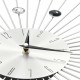 Sonata Стенен часовник с кварцов механизъм, модерен дизайн, 50 см