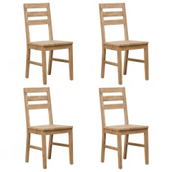 Sonata Трапезни столове, 4 бр, акациево дърво масив - Трапезни столове