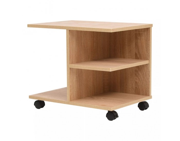 Sonata Подвижна етажерка, 50x35x42 см, цвят дъб