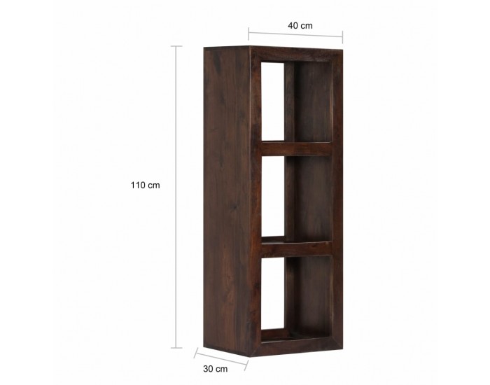Sonata Конзолен шкаф, 40x30x110 см, акациево дърво масив