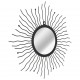 Sonata Стенно огледало, слънчеви лъчи, 60 см, черно