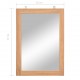 Sonata Огледало за стена, тик масив, 50х70 см