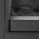 Sonata 3-местен Честърфийлд диван, текстил, тъмносив Sonata 3-местен Честърфийлд диван, текстил, тъмносив