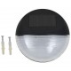Sonata Градински соларни стенни лампи, LED, 12 бр, кръгли, черни