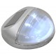 Sonata Градински соларни стенни лампи, LED, 12 бр, кръгли, сребристи