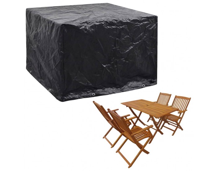 Sonata Градинско покривало за мебели, 8 капси, 122x112x98 см