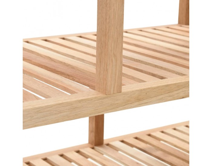 Sonata Стелаж за баня, орехово дърво масив, 100x40x65 cм