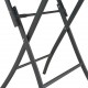 Sonata Сгъваема бистро маса, сива, 60x70 см, стъкло и стомана