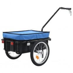 Sonata Товарно ремарке/вагон за колело, 155x61x83 см, стомана, синьо - Външни съоражения