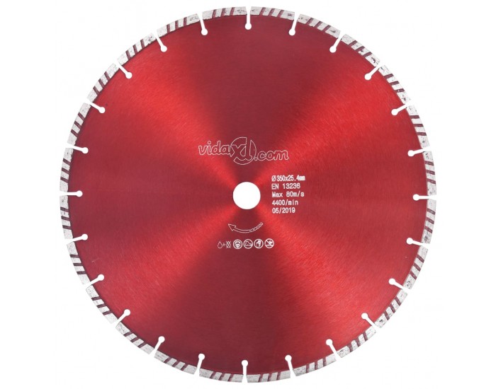 Sonata Диамантен режещ диск, турбо, стомана, 350 мм Sonata Диамантен режещ диск, турбо, стомана, 350 мм