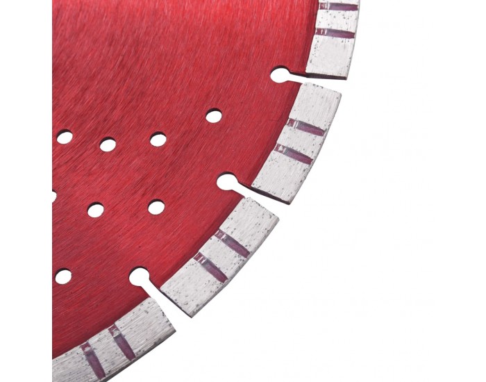 Sonata Диамантен режещ диск с турбо и отвори, стомана, 350 мм