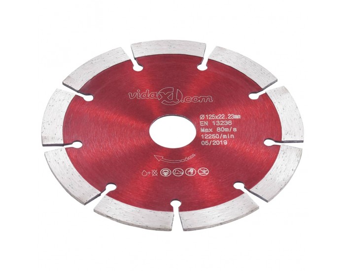 Sonata Диамантени режещи дискове, 2 бр, стомана, 125 мм