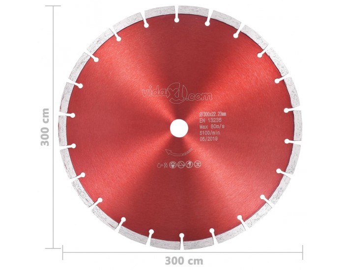 Sonata Диамантен режещ диск, стомана, 300 мм Sonata Диамантен режещ диск, стомана, 300 мм