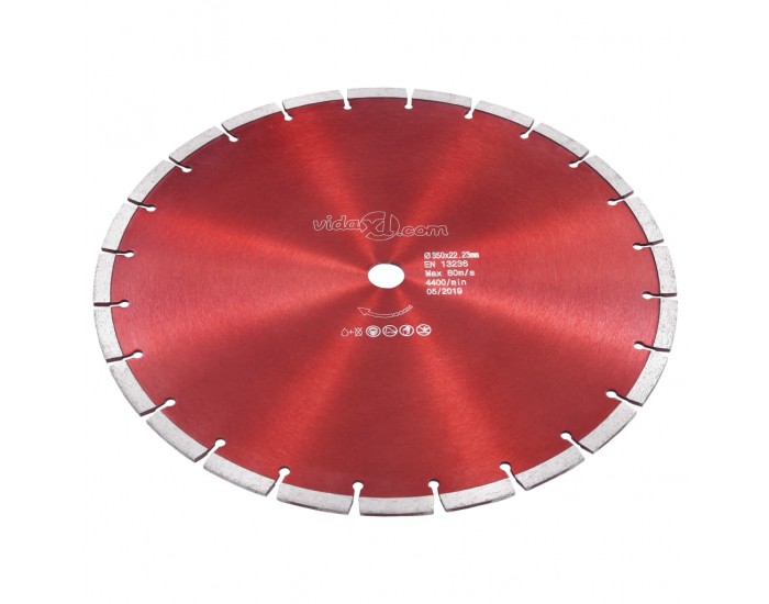 Sonata Диамантен режещ диск, стомана, 350 мм