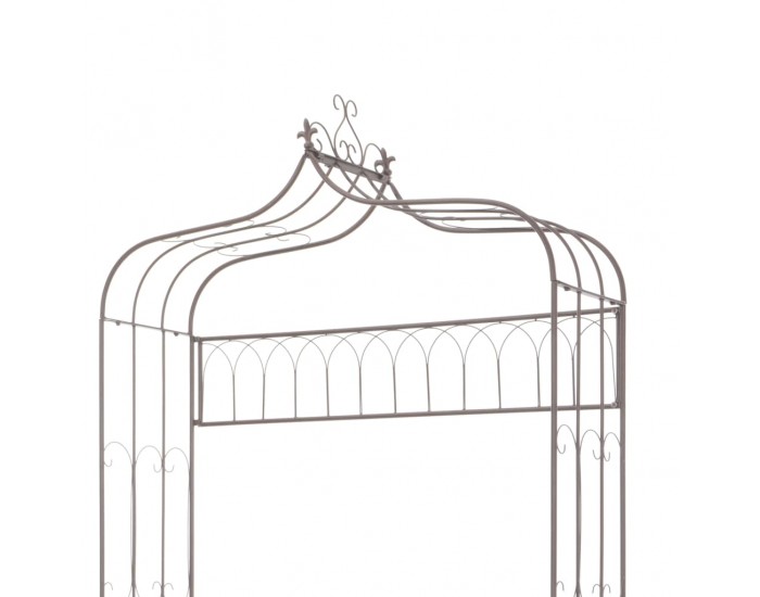 Sonata Градинска пейка, 122 см, желязо, антично кафяво