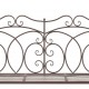 Sonata Градинска пейка, 104 см, желязо, антично кафяво Sonata Градинска пейка, 104 см, желязо, антично кафяво