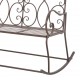 Sonata Градинска пейка, 104 см, желязо, антично кафяво