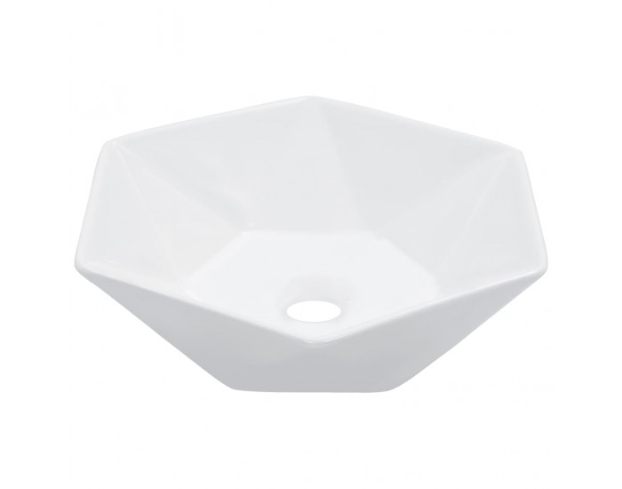 Sonata Мивка, 41x36,5x12 см, керамична, бяла