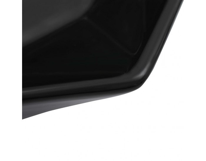 Sonata Мивка, 41x36,5x12 см, керамична, черна