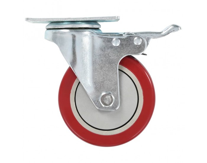 Sonata 4 бр въртящи се колела с двойни спирачки, 100 мм